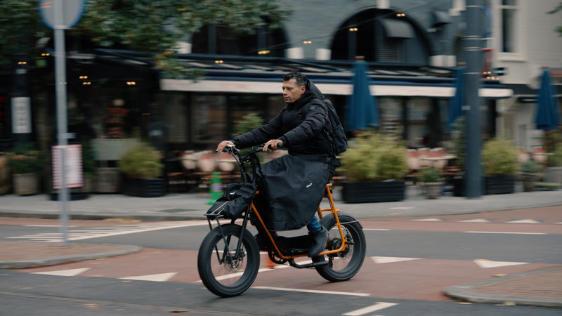 Zwart - Stricto Fiets beenkleed universeel E-bike & Fatbike