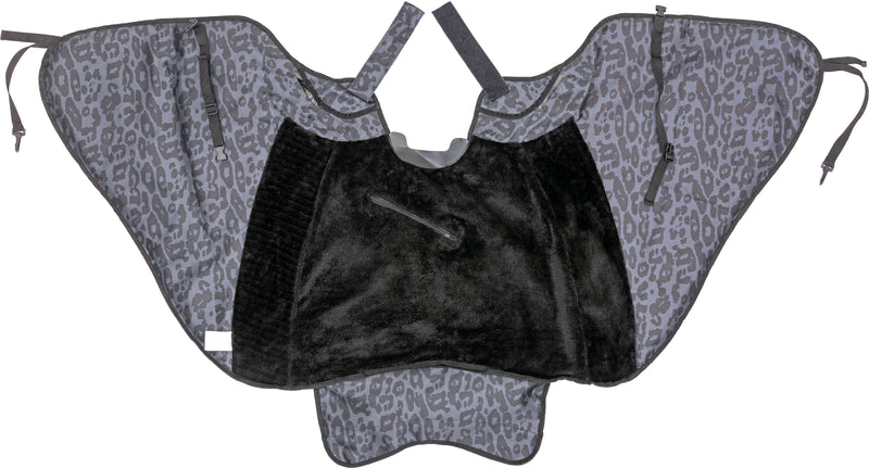 Leopard Grey - Stricto Premium Limited SYM modellen Beenkleed Luipaard design grijs/colorshift