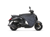 Leopard Grey - Stricto Premium Limited SYM modellen Beenkleed Luipaard design grijs/colorshift