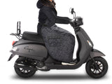 Leopard Grey - Easy-on Stricto Moped beinabdeckung 