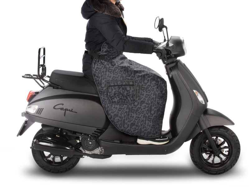 Leopard Grey - Easy-On Stricto Scooter Couvre-jambes – Stricto®